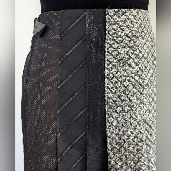 Kenzo Wool Wrap Skirt Buckle Closure Vintage Rare Size 36 - Picture 7 of 14